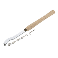Drillpro Travail Du Bois Multifonction Tour À Bois Creuser Outil Système avec 6pcs Inserts En Bois Tournant Outil Creuse
