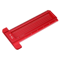 Drillpro TS 6 pouces en alliage daluminium trou précision marquage T règle trou positionnement position règle de me