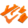 Drillpro Woodworking Push Block and Stick Ensemble de 5 pièces Poussoir de sécurité pour les menuisiers et utilisation s