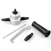 Drillpro YT-160A coupe-grignoteuse à double tête avec boîte en métal accessoire de perceuse coupe-tôle