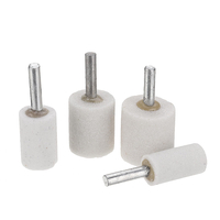 Drillpro 10pcs 16/20/25 / 30mm Abrasif Monté Pierre De Meulage Cylindre Roue Outils Abrasifs pour Outil Rotatif