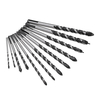 Drillpro 10pcs 1/8 1/4 5/16 3/8 1/2 forets à maçonnerie forets hélico daux pour tuile brique ciment ciment