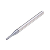 Drillpro 10pcs 2mm HRC55 TiAlN 2 Flûtes Fin Fraise En Carbure De Tungstène Fraise CNC Outil