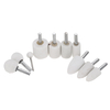 Drillpro 10pcs abrasifs montés abrasifs outils de la meule de tête de roue pour outil rotatif