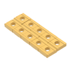 Drillpro 10pcs CNMG120404L-ES CVD carbure insert outil de tournage coupe insert pour DCLNL PCBNL