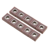 Drillpro 10pcs CNMG120404 MS Insert en carbure de carbone pour carbure de carbure pour DCLNR / L PCBNR / L