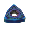 Drillpro 10pcs HRC45 bleu Nano WNMG080404 Insert en carbure pour WWLNR / L MWLNR / L porte-outil de tournage