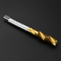 Drillpro 10pcs M10x1.5 vis à main machine filetage métrique du robinet prise titane enduit peu de foret