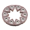 Drillpro 10pcs WNMG080404 MS Insert en carbure de carbone pour carbure de carbure pour DWLNR / L PWLNR / L