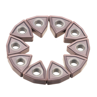 Drillpro 10pcs WNMG080404 MS Insert en carbure de carbone pour carbure de carbure pour DWLNR / L PWLNR / L