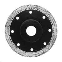 Drillpro 4, 5 pouces 115mm diamant lame de scie à chaud ultra-mince lame de scie pour céramique