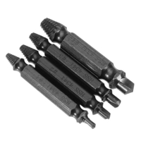 Drillpro 4pcs nitrure double côté endommagé vis extracteur vis décapant