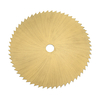 Drillpro 60 / 80x6x0.6mm Cutter rotatif à lame de scie circulaire HSS mini 72T revêtu TI pour le travail du bois sur mét