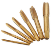 Drillpro 7pcs M3-M12 Robinet à visser Robinet en acier recouvert de titane,  taraudage à main droite