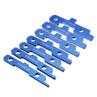 Drillpro 7pcs table de routeur rapide mis en place un bloc de mesure de précision de barre