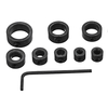 Drillpro 8 pcs 3-16mm Foret Profondeur Profondeur Darrêt Colliers Bois Forage Limitée Anneau Collier