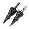 Drillpro HRC89 Foret à pas cobalt M35 4-22mm / 5-21mm TiAlN Foret à pas enrobé 1/4 pouce Hex Shank
