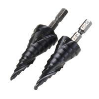Drillpro HRC89 Foret à pas cobalt M35 4-22mm / 5-21mm TiAlN Foret à pas enrobé 1/4 pouce Hex Shank