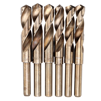 Drillpro HSS-Co Mèche à tige réduite au cobalt M35 13.5-30mm Mèche HSS 1/2 pouce pour le perçage du bois métal en acier