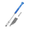 Drillpro Mise à niveau semi-automatique Mini perceuse à main + 2pcs double côté Chuck + 10pcs Forets hélico daux