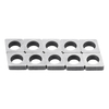 Drillpro pad de coupeur daccessoires de caillebotis carbure 10pcs MC0903 / MC1204 / MC1604 / MC1904 pour des outils