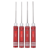 Drillpro Trousse à outils pour tournevis à bille HSS 4pcs 0, 05 1/16 3/32 outil de réparation de tournevis