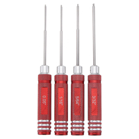 Drillpro Trousse à outils pour tournevis à bille HSS 4pcs 0, 05 1/16 3/32 outil de réparation de tournevis