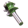 Drilpro 5 pièces 8mm tige ronde sur mèche de routeur 1/4 à 5/8 pouces coupe-bordure à bois ciseau coupe-rainure