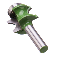 Drilpro 5 pièces 8mm tige ronde sur mèche de routeur 1/4 à 5/8 pouces coupe-bordure à bois ciseau coupe-rainure