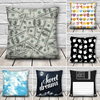 Drôle 3D Dollars Emoji Livres Throw Taie Doreiller Maison Canapé Bureau Voiture Coussin Couverture Cadeau