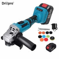 Drllpro 800w 21v 5 pouces 10000rpm 6000mah Lithium Batterie Polisseuse électrique pour polissage de voiture Nettoyer l&
