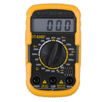 Dt 830D + Portable Mini multimètre numérique 2inch avec batterie