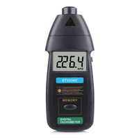 DT2234C tachymètre Laser numérique compteur de régime sans contact 2.5 tr / min-99999 tr / min LCD compteur de vitesse d