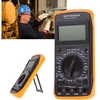 DT9205A multi-compteurs numériques à affichage LCD portable DMM avec test de capacité de résistance de tension damp