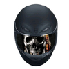 Détachable Moto Racing Casque Lentille Visière Autocollant Autocollants DIY Décoration Kit