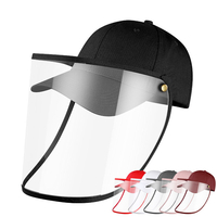 Détachable Anti-Salive Anti-Poussière Full Face Protection Hat Outdoor Face Shield Screen Protective Safety Mask