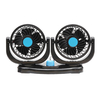 Dual Head 12V Car Fan Portable Vehicle Truck Refroidisseur de refroidissement automatique rotatif à 360 degrés