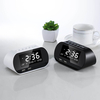 Dual Home FM 2 Puertos USB Chargeur de téléphone Raido Multifonctionnel Réveil Conception tout-en-un avec haut-parleur s
