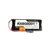 DUALSKY RXB08001 800mAh 3.7V LiPo Batterie TJC8 3P pour récepteur RX Mini drone G.lider RC Drone DLG HLG drone Quadricop