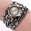 DUOYA DY004 cristal style décontracté dames bracelet montre or boîtier à quartz mouvement Montres