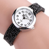 DUOYA DY005 Style rétro Mesdames bracelet montre bracelet en cuir de quartz montres