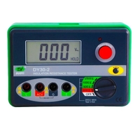 DUOYI DY30-2 Testeur de résistance disolement numérique 20G Ohm 500V 1000V 2500V Testeur de résistance de terre Ter