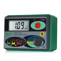 DUOYI DY4100 testeur de résistance testeur de terre numérique Instrument de résistance au sol mégohmmètre 0-2000 Ohm mèt