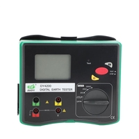 DUOYI DY4200 Digital Earth Ground Resistance Tester Measurement Megohmmeter 0-2000 Ohm with LCD Backlight Higher Précisi