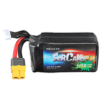 DUPU 22.2V 1150mAh 120C 6S Lipo Batterie XT60 Plug pour RC Racing Drone