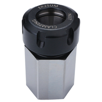 Dur hexagonal en acier ER-25 Collet Chuck bloc CNC Lathe Outil Titulaire