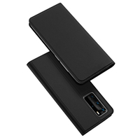 DUX DUCIS pour Huawei P40 étui à rabat magnétique avec support de fente pour carte étui de protection en cuir PU anticho
