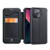 DUX DUCIS pour iPhone 13 Mini/13/13 Pro/13 Pro Max Case Flip magnétique avec support de fente pour carte antichoc en cui