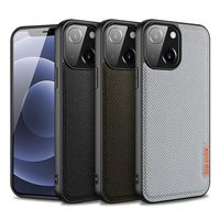DUX DUCIS pour iPhone 13 Mini/13/13 Pro/13 Pro Max Case Respirant Anti-Rayures Antichoc Nylon Tissu Tissé Protective Cas