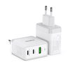 DUX DUCIS Chargeur rapide 3 ports PD 65W GaN 65W USB-C PD3.0 adaptateur de
